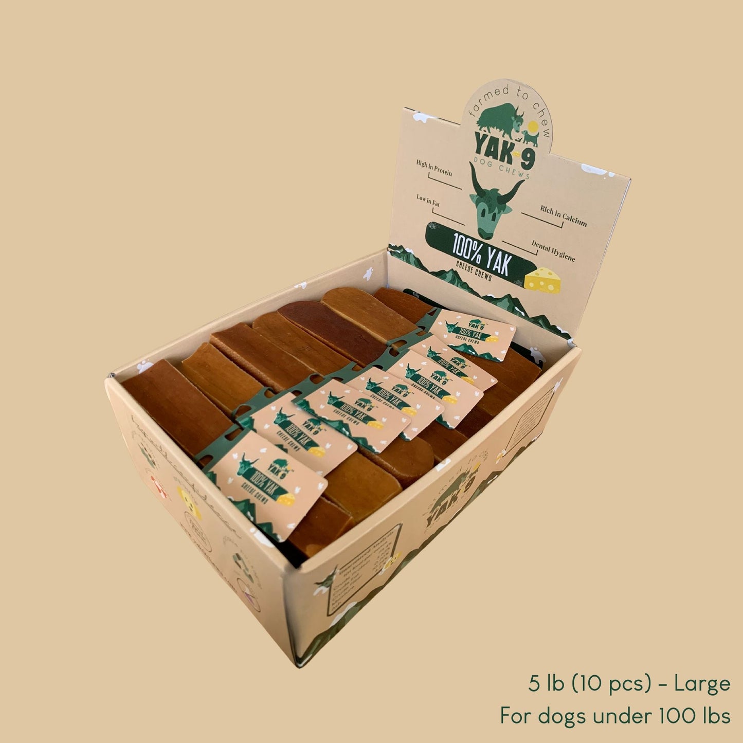 Yak9 - 100% Yak Milk Chews for Dogs
