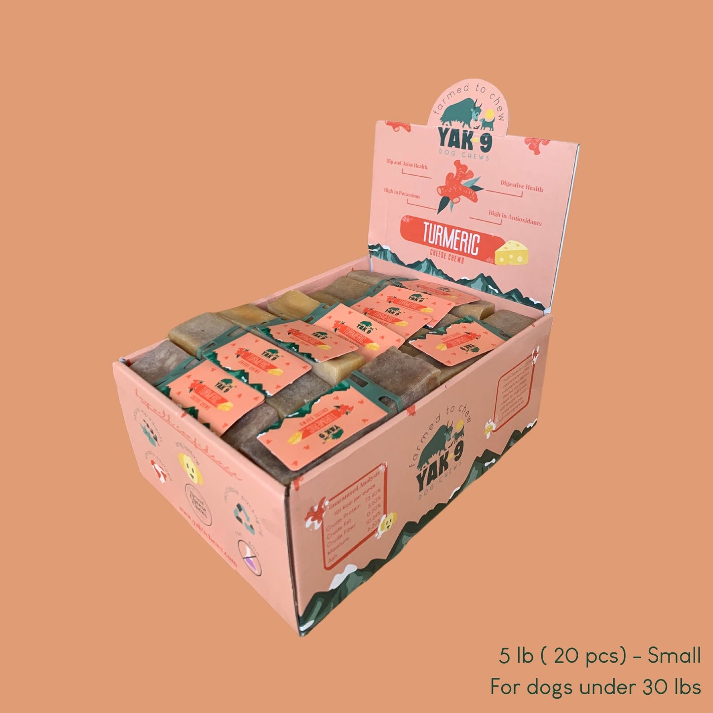 Yak9 - Turmeric Cheese Chews for Dogs