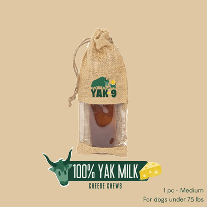 Yak9 - 100% Yak Milk Chews for Dogs