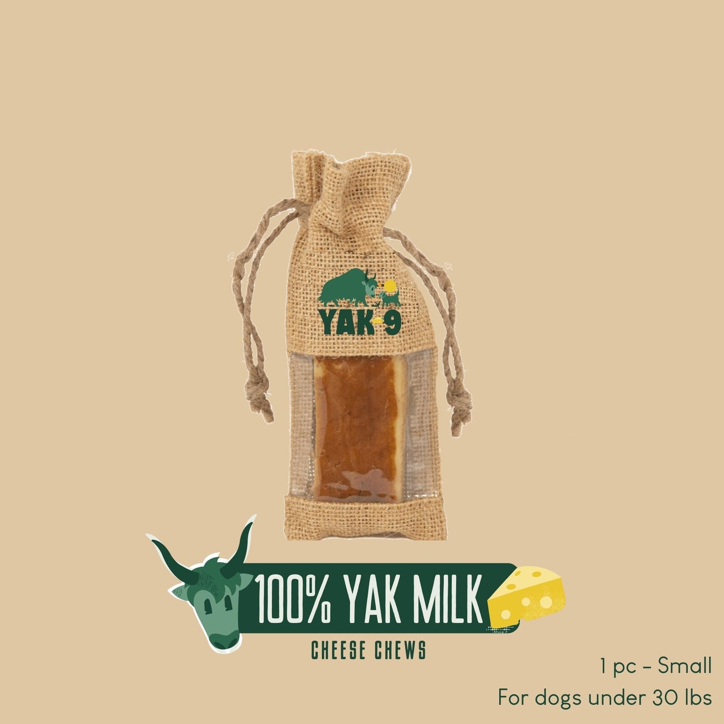 Yak9 - 100% Yak Milk Chews for Dogs