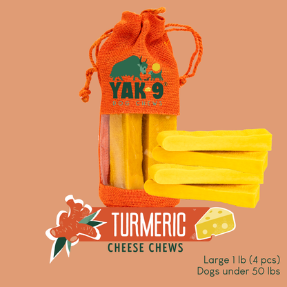 YAK9 Chews - Turmeric Cheese Chews for Dogs