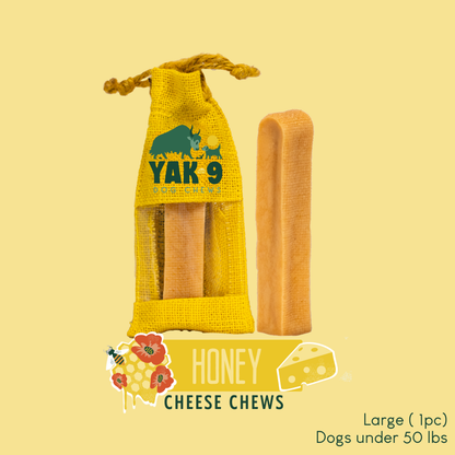 YAK9 Chews - Honey Cheese Chews for Dogs