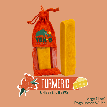 YAK9 Chews - Turmeric Cheese Chews for Dogs
