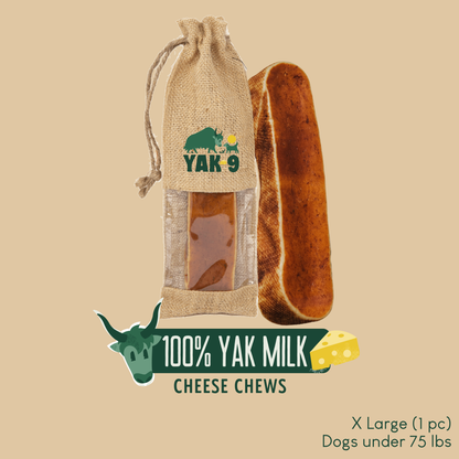 YAK9 Chews - 100% Yak Milk Chews for Dogs