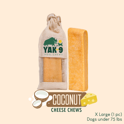 YAK9 Chews - Coconut Cheese Chews for Dogs