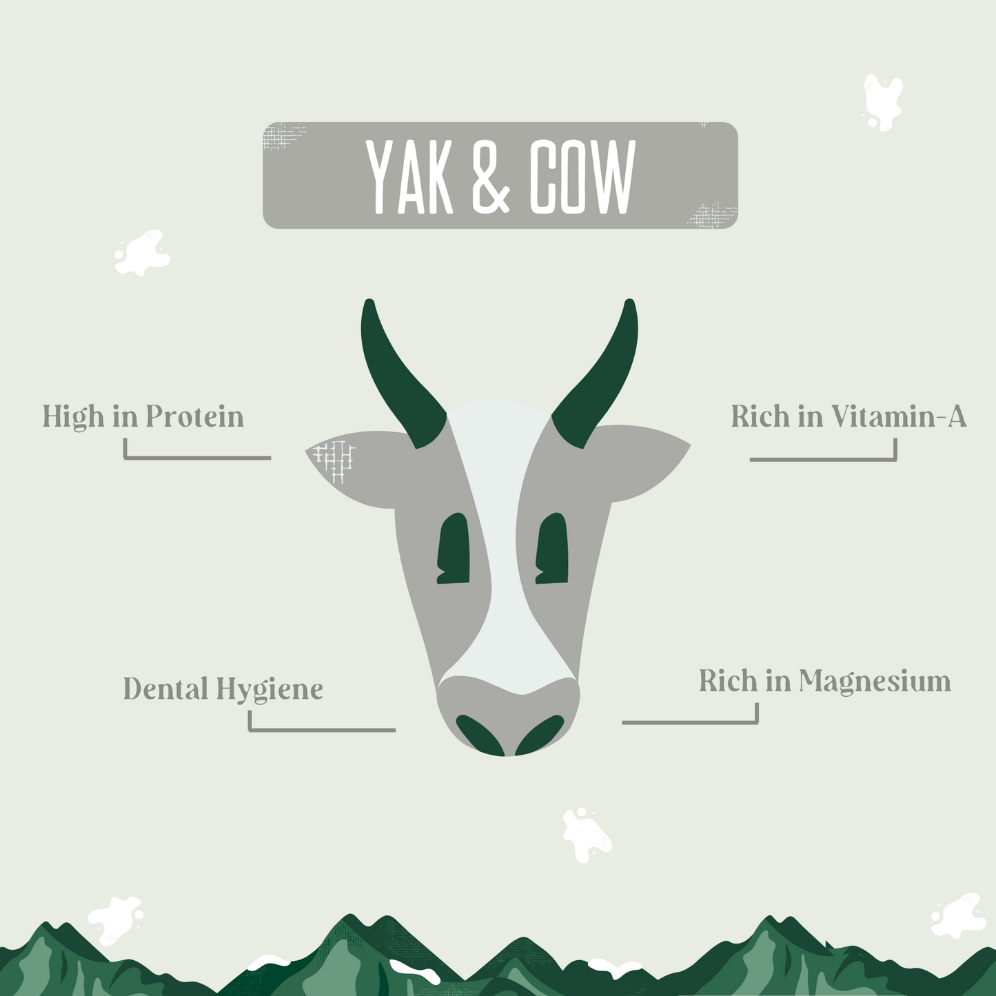 YAK9 Chews - Yak and Cow Cheese Chews for Dogs