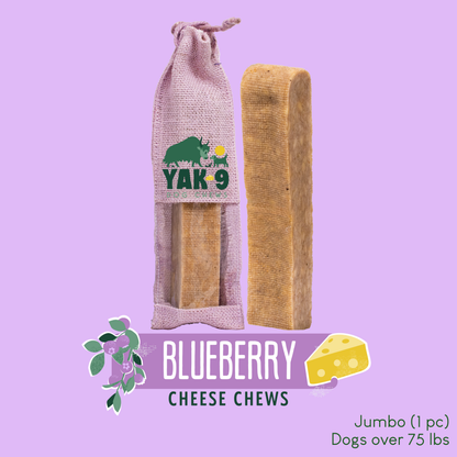 YAK9 Chews -  Blueberry Cheese Chews for Dogs