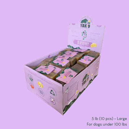 Yak9 -  Blueberry Cheese Chews for Dogs