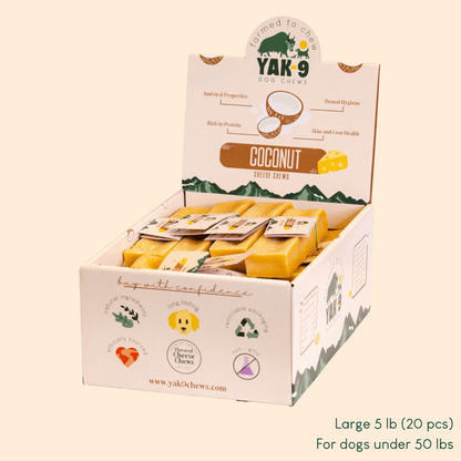 YAK9 Chews - Coconut Cheese Chews for Dogs