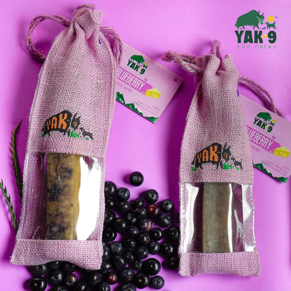Yak9 -  Blueberry Cheese Chews for Dogs