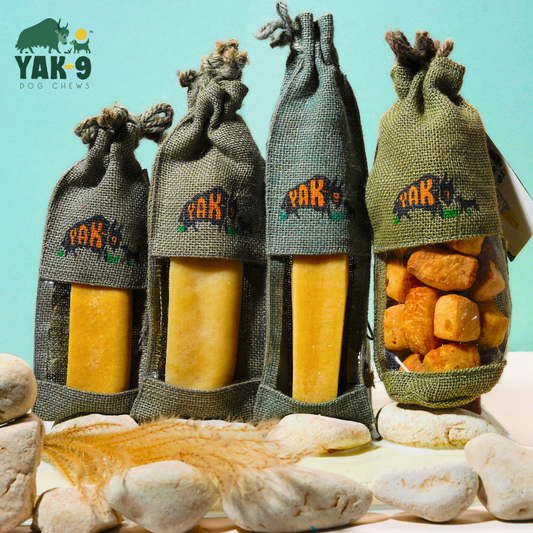 Yak9 - Yak and Cow Cheese Chews for Dogs