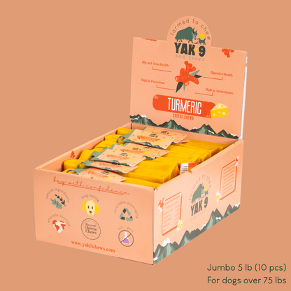 YAK9 Chews - Turmeric Cheese Chews for Dogs