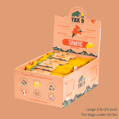 YAK9 Chews - Turmeric Cheese Chews for Dogs