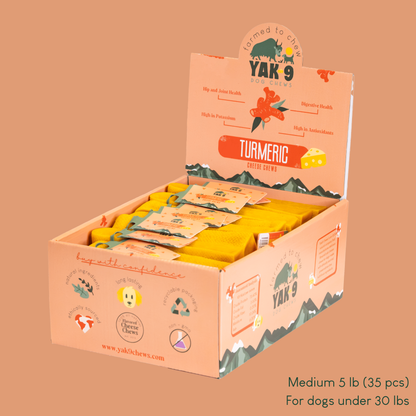 YAK9 Chews - Turmeric Cheese Chews for Dogs