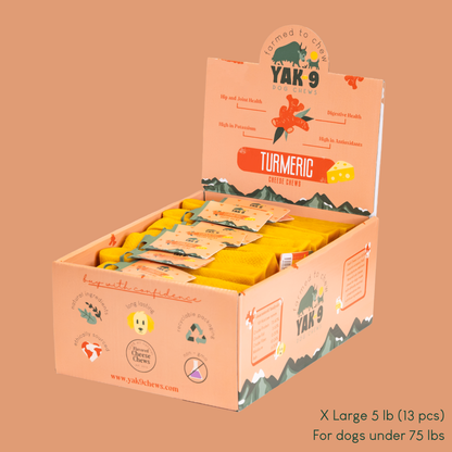 YAK9 Chews - Turmeric Cheese Chews for Dogs